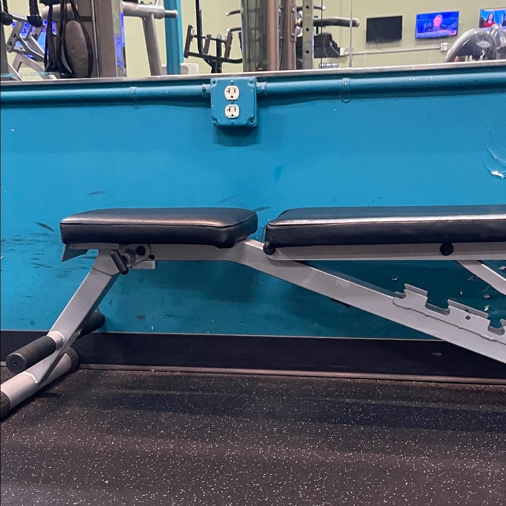 Target Black and Silver Adjustable Workout Bench